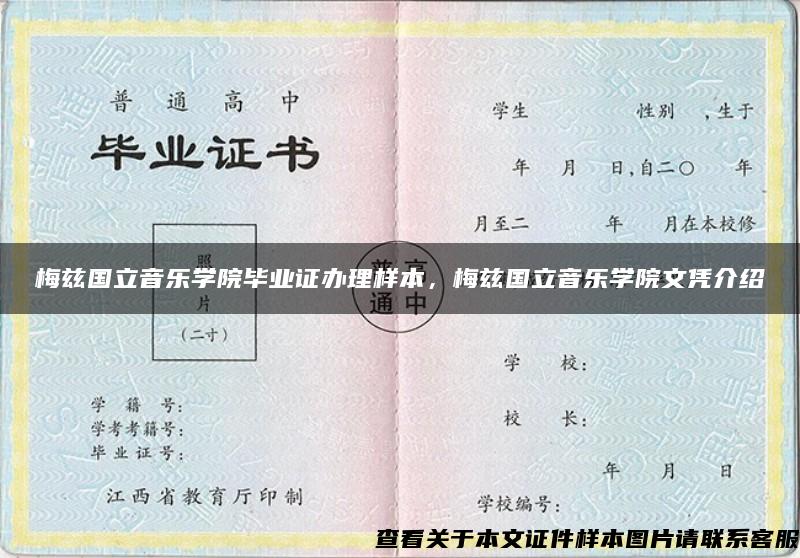 梅兹国立音乐学院毕业证办理样本，梅兹国立音乐学院文凭介绍