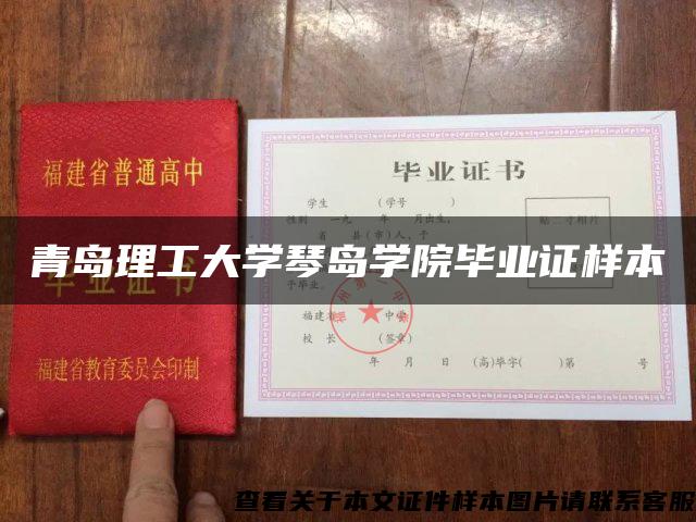 青岛理工大学琴岛学院毕业证样本