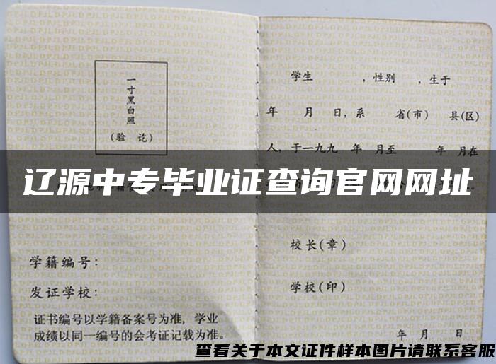 辽源中专毕业证查询官网网址