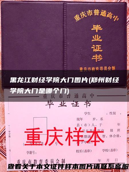 黑龙江财经学院大门图片(郑州财经学院大门是哪个门)