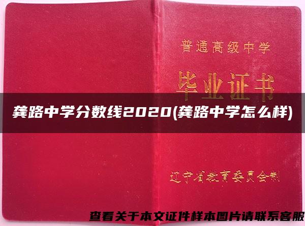 龚路中学分数线2020(龚路中学怎么样)