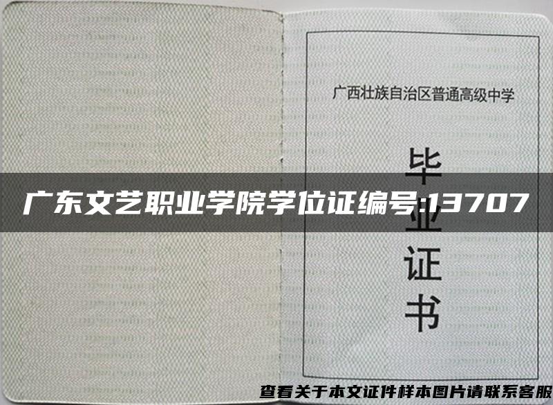 广东文艺职业学院学位证编号:13707