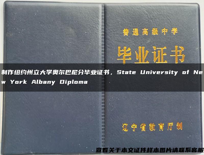 制作纽约州立大学奥尔巴尼分毕业证书，State University of New York Albany Diploma