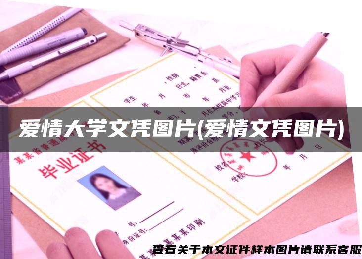 爱情大学文凭图片(爱情文凭图片)