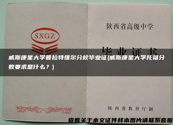 威斯康星大学普拉特维尔分校毕业证(威斯康星大学托福分数要求是什么？)