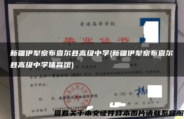 新疆伊犁察布查尔县高级中学(新疆伊犁察布查尔县高级中学体育馆)