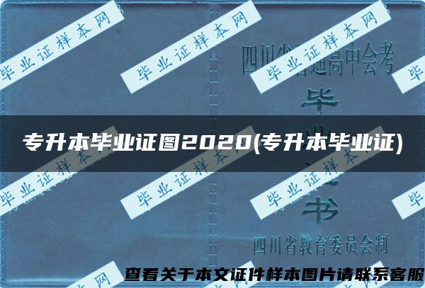 专升本毕业证图2020(专升本毕业证)