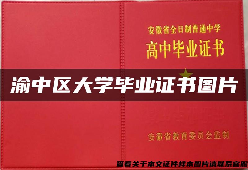 渝中区大学毕业证书图片