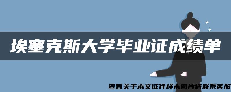 埃塞克斯大学毕业证成绩单