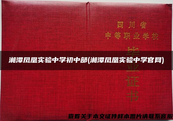 湘潭凤凰实验中学初中部(湘潭凤凰实验中学官网)