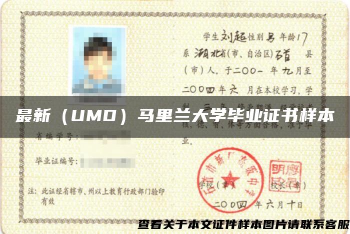 最新（UMD）马里兰大学毕业证书样本