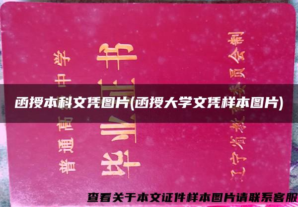 函授本科文凭图片(函授大学文凭样本图片)