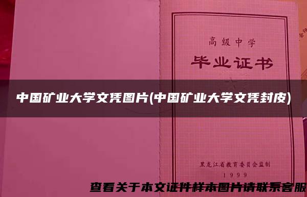 中国矿业大学文凭图片(中国矿业大学文凭封皮)