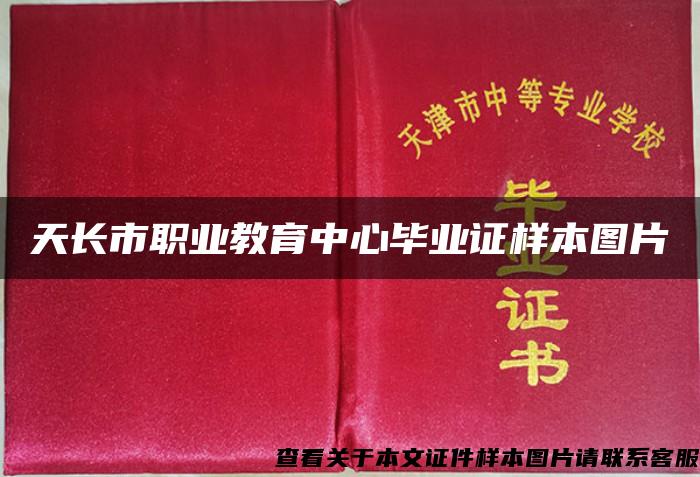 天长市职业教育中心毕业证样本图片