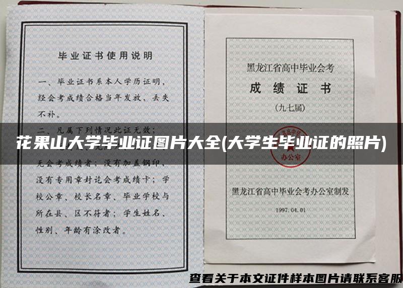 花果山大学毕业证图片大全(大学生毕业证的照片)