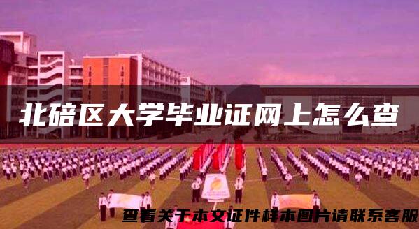 北碚区大学毕业证网上怎么查