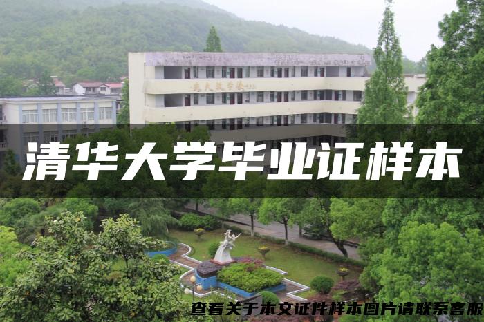 清华大学毕业证样本