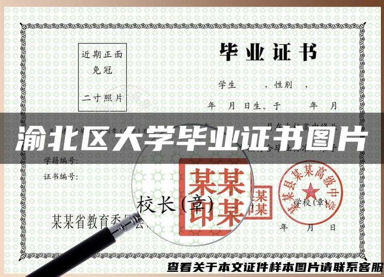 渝北区大学毕业证书图片