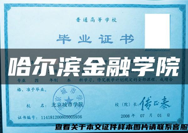 哈尔滨金融学院