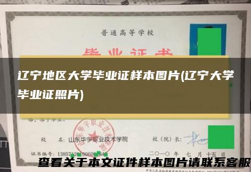 辽宁地区大学毕业证样本图片(辽宁大学毕业证照片)