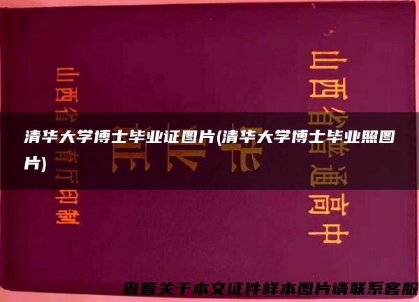 清华大学博士毕业证图片(清华大学博士毕业照图片)