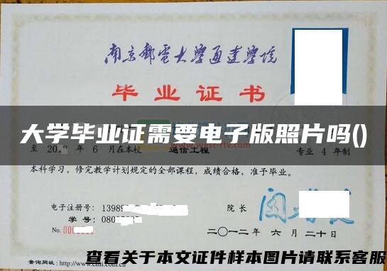 大学毕业证需要电子版照片吗()