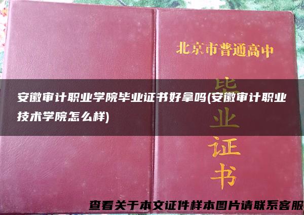 安徽审计职业学院毕业证书好拿吗(安徽审计职业技术学院怎么样)