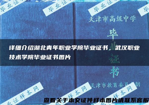 详细介绍湖北青年职业学院毕业证书，武汉职业技术学院毕业证书图片