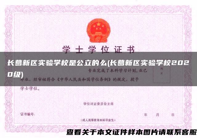 长葛新区实验学校是公立的么(长葛新区实验学校2020级)