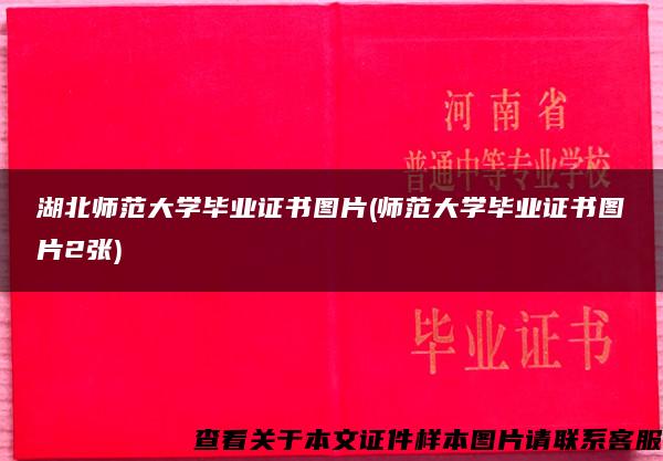 湖北师范大学毕业证书图片(师范大学毕业证书图片2张)