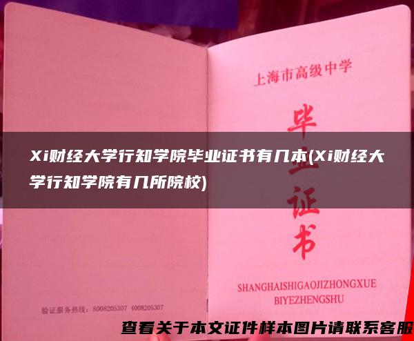 Xi财经大学行知学院毕业证书有几本(Xi财经大学行知学院有几所院校)