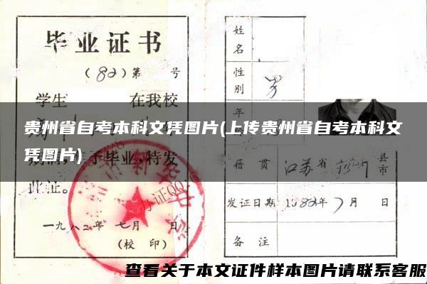 贵州省自考本科文凭图片(上传贵州省自考本科文凭图片)