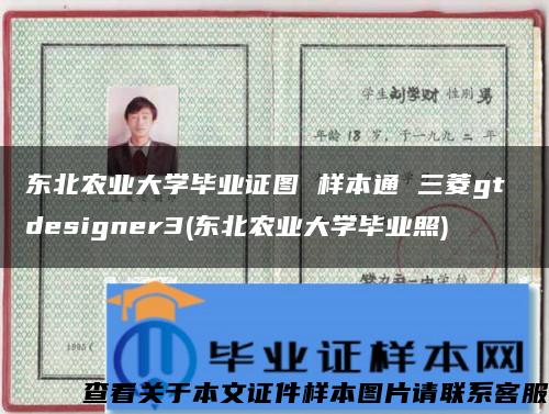 东北农业大学毕业证图 样本通 三菱gt designer3(东北农业大学毕业照)