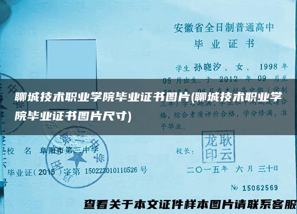 聊城技术职业学院毕业证书图片(聊城技术职业学院毕业证书图片尺寸)