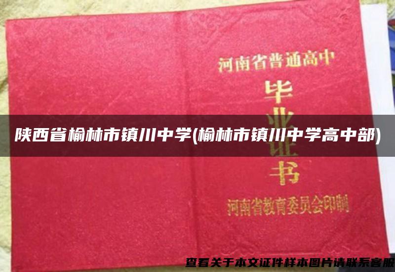 陕西省榆林市镇川中学(榆林市镇川中学高中部)