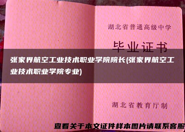 张家界航空工业技术职业学院院长(张家界航空工业技术职业学院专业)