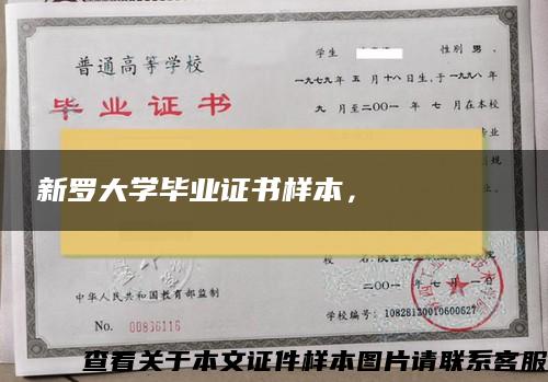 新罗大学毕业证书样本，신라대학교 졸업장