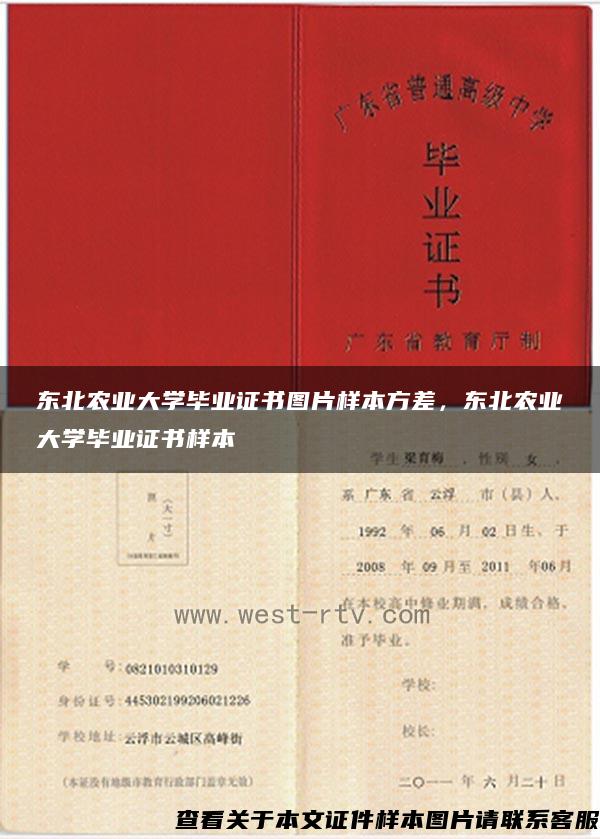 东北农业大学毕业证书图片样本方差，东北农业大学毕业证书样本