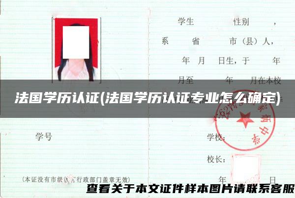 法国学历认证(法国学历认证专业怎么确定)