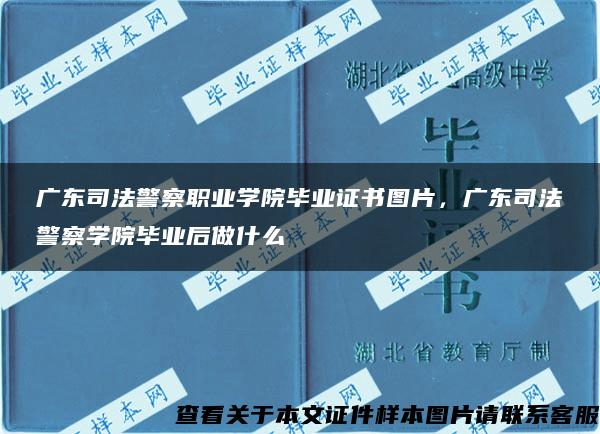 广东司法警察职业学院毕业证书图片，广东司法警察学院毕业后做什么