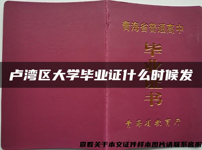 卢湾区大学毕业证什么时候发