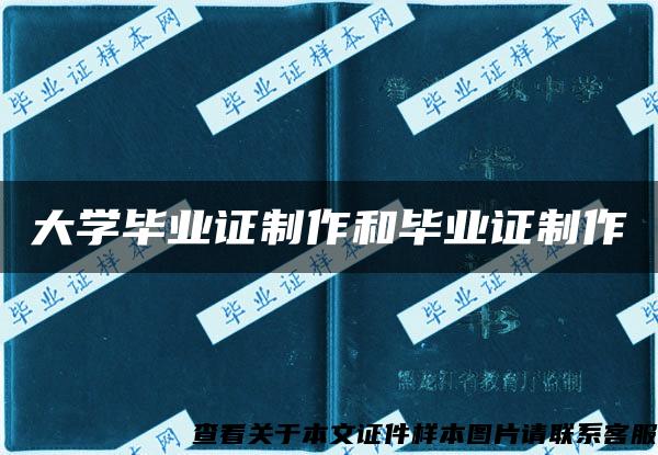 大学毕业证制作和毕业证制作