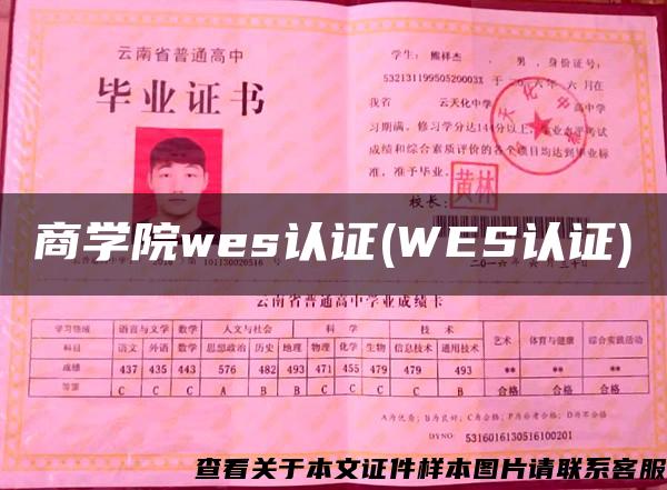 商学院wes认证(WES认证)