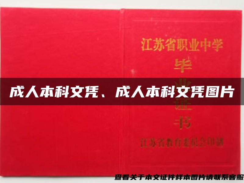 成人本科文凭、成人本科文凭图片