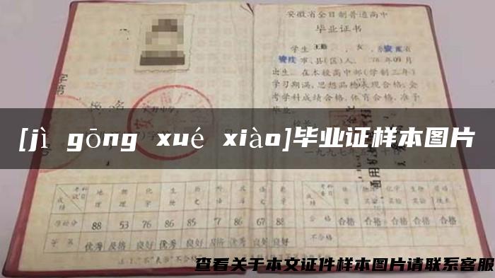 [jì gōng xué xiào]毕业证样本图片