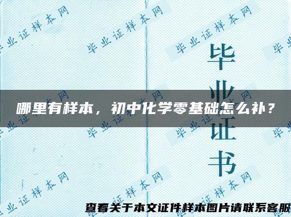 哪里有样本，初中化学零基础怎么补？