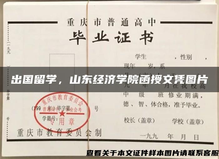 出国留学，山东经济学院函授文凭图片