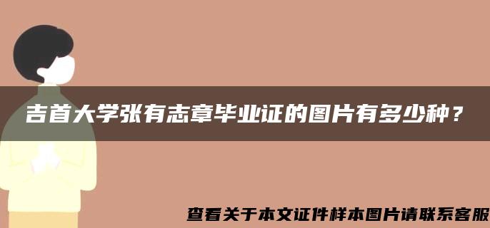 吉首大学张有志章毕业证的图片有多少种？