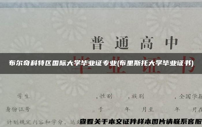 布尔奇科特区国际大学毕业证专业(布里斯托大学毕业证书)