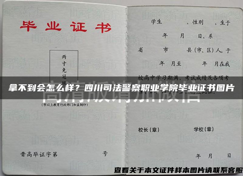 拿不到会怎么样？四川司法警察职业学院毕业证书图片